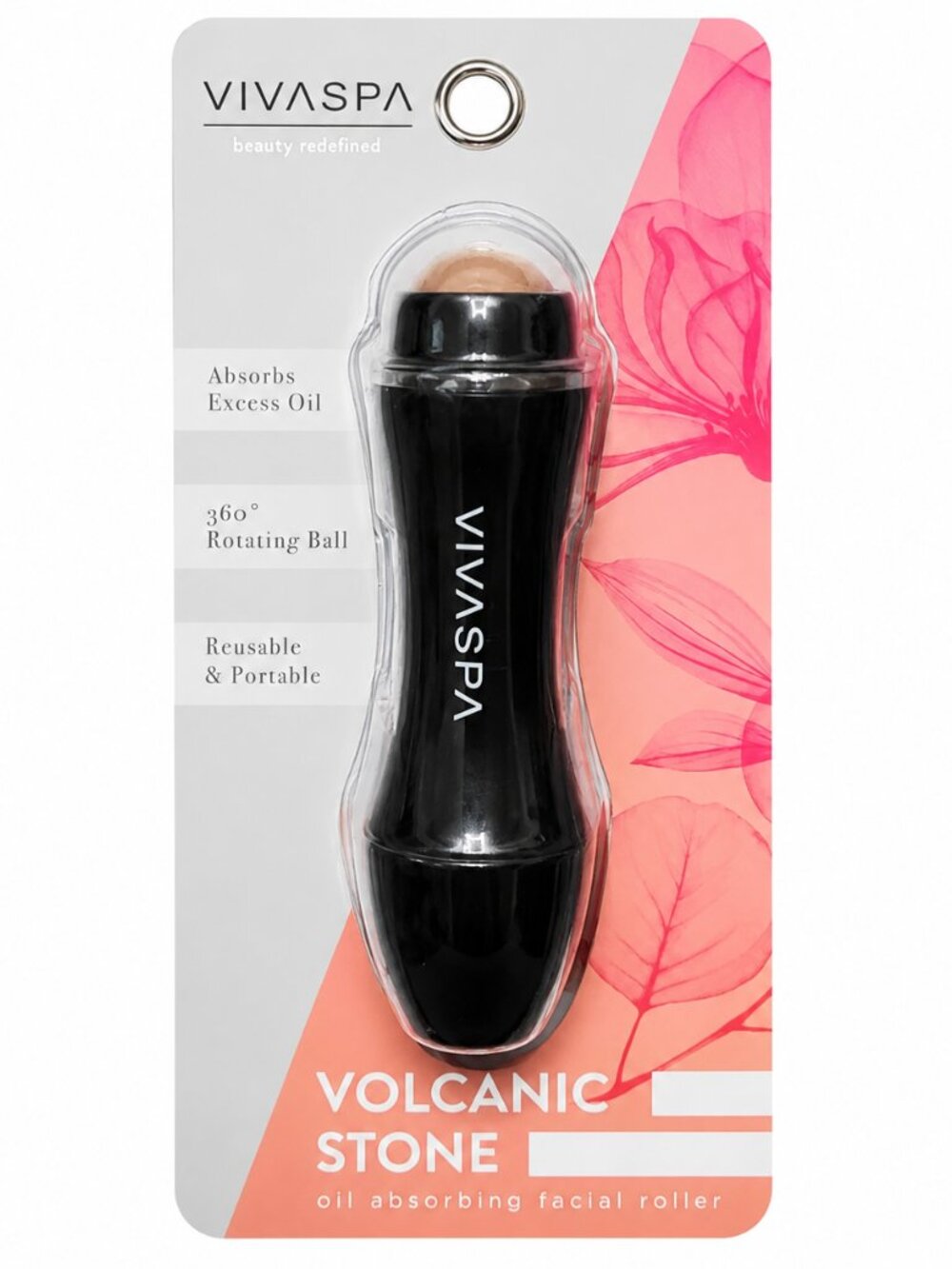 🖤✨ Vivaspa Volcanic Stone Oil-Absorbing Facial Roller | NWT